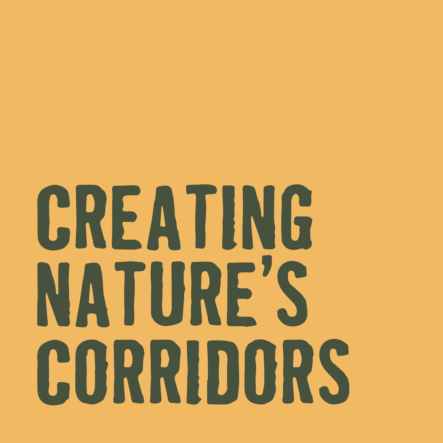 Creating Natures Corridors